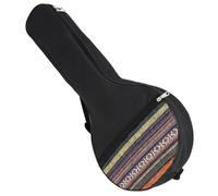 YARNOW Banjo Carrying Bag Portable Storage Pouch with Shoulder Strap Ethnic Pattern Design Protective Case for String Banjos for Musicians and Travel