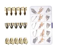 YARNOW Banjo Finger Picks Metal Open Design Finger Pick Set for Playing Acoustic and Classical Guitar, Provides Better Practice Environment and Prevents Injury, for Banjo Learners
