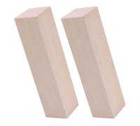 YARNOW Basswood Carving Blocks Sturdy and Easy to Carve 2pcs Unfinished Rectangular Wood Blocks for Wood Carving Hobby for Crafting and Painting