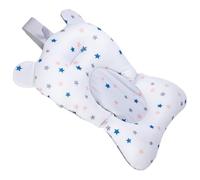 YARNOW Bath Floating Cushion Seat Support Mat for Newborns, Soft Bath Sponge Cushion Star Pattern, Bathtub Seat Support for Safe Summer Bathing