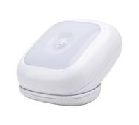 YARNOW Battery Powered Pir Sensor Night Lamp with LED Light Dual Installation Methods and Magnet Mount Abs Material for Wardrobe and Night Lighting Constant on Mode Portable