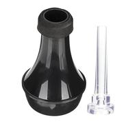 YARNOW Beginner Trumpet Practice Mute with Straight Abs Silencer and Transparent Mouthpiece Replacement Lightweight Durable Noise Reduction Accessory for Quiet Trumpet Playing