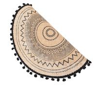 YARNOW Beige Cloth Placemat with Lovely Style for Dining Table, Practical Cup Mat to Protect Table from Scratch and Add Decorative Natural and Healthy Feel to Home Decor