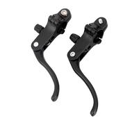 YARNOW Bike Brake Lever Pair, Aluminum Alloy, Black, Easy Install | Sturdy Operation, Safety Support, Left and Right Set, Bike Spare Parts Handle, Cycle Accessories