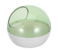 YARNOW Bird Nest for Cage - Transparent Hanging Plastic Nesting Bed - Easy Observation for Budgie Parakeets Small Birds 6.1 Inches Light Green