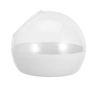 YARNOW Bird Nest for Cage - Transparent Hanging Plastic Nesting Bed - Easy Observation for Budgie Parakeets Small Birds 6.1 Inches White