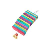 YARNOW Bird Parrot Chewing Toy Fun Playstring for Pet Bird Adventure Random Color