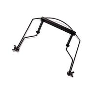 YARNOW Black 10-hole Harmonica Holder Neck Rack Metal Frame Harmonica Accessory for Blues Folk Music Players