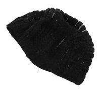 YARNOW Black Cornrow Wig Cap for Braiding and Wig Making Stretchable Polyester Dome Net Hair Cap Easy to Wash Suitable for Cornrow Sew Weave Size L