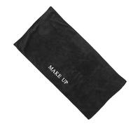 YARNOW Black Makeup Desk Mat with Stain-Resistant and Waterproof Cloth Material, Classic Design Vanity Protector Mat for Study Tables and Vanity Tables
