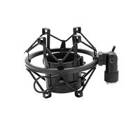 YARNOW Black Metal Condenser Mic Holder Vibration Mount for Studio Recording Compatible with Various Microphones Durable Construction for Voice Over and Broadcasting
