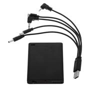 YARNOW Black Power External Battery with Pack Emergency Multi-port Dc Supply, Portable Backup for and Box Safe Electronic Locks, Suitable for Scenarios