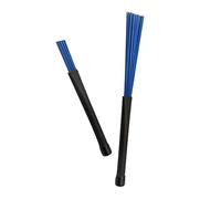 YARNOW Blue Drum Brush Black Handle Loop End Cleaning Tool for Jazz Drum Stick for Drumming Accessories