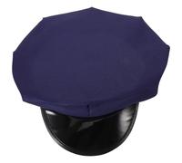 YARNOW Blue Octagonal Police Officer Hat for Cosplay Costume, Portable and Versatile Use, Polyester and Artificial Leather, Classic Newsboy Cap Shape Suitable for Character Experiences