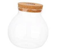 YARNOW Borosilicate Glass Ecological Bottle with Cover for DIY Micro Landscape Fish Tank Decoration Observation for Home Garden Use
