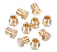 YARNOW Brass Gas Stove Nozzles 10pcs Set Universal Replacement for Home and Restaurant Gas Burners Easy Installation Broad Compatibility