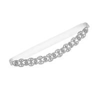 YARNOW Bridal Rhinestone Garter Thigh Ring Elastic Hollow Leg Band Wedding Dress Accessory for Bride Elegant Wedding Day