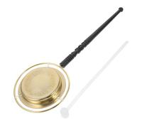 YARNOW Buddhist Temple Chime Music Instrument Buddha Musical Instrument Buddhist Supply Wooden Fish Copper Delicate Yin Qing Sound Healing