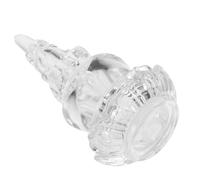 YARNOW Buddhist Tower Stupa Decor Pagoda Statue Acrylic with Wear Resistant and Decorative Features Simple Artistic Design Unique Creative Style for Home Décor