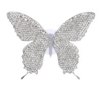 YARNOW Car Air Vent Clip with Butterfly Rhinestone Design, Pleasant Fragrance and Long-lasting Scent, Stylish Iron Material Car Air Freshener for Interior Decoration