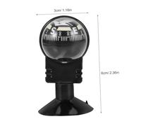 YARNOW Car Dashboard Compass Ball with Suction Cup Mount Adjustable Navigation Direction Guide for Vehicle and Boat Stylish Ornament Enhancing Interior Easy Installation Smooth Surfaces