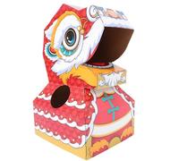 YARNOW Cardboard Costume Wearable DIY Light Paper Material Easy Assembly Fun Festival Birthday Gift for Enhancing Hand-eye Coordination and Color Cognition