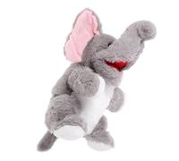 YARNOW Cartoon Elephant Hand Puppet Interactive Animal Puppet for Encourages Imagination and Language Skills for Storytelling and Creative Play