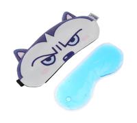 YARNOW Cartoon Eye Mask Comfortable Cloth Blinder for Sleeping with Hot and Cold Compress Function to Reduce Under-Eye Bags and Dark Circles, for Relaxation and Rest