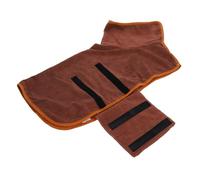 YARNOW Cat and Dog Bathrobe Absorbent Material Complete Enclosure Versatile Portable Grooming Towel