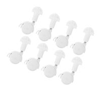 YARNOW Cat Crate Wheels 8Pcs Heavy Duty Swivel Casters with Locking Mechanism for Pet Cage Flexible Rotation and Easy Setup, White