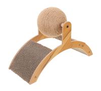 YARNOW Cat Ferris Wheel Vertical Interactive Scratcher Ball for Cats Durable Sisal Climbing Frame Space Saving Play Structure for Indoor Kittens and