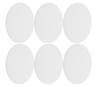 YARNOW Ceiling Lamp Shade Diffuser for Office Spaces and Commercial 6pcs Acrylic White Flat Downlight Shade Diffuser with Easy Installation and Uniform Illumination for LED Downlights