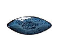 YARNOW Ceramic Salmon Plate Large Japanese Style Sushi Tray Decorative Food Display Platter for Sashimi Appetizers Desserts Home Restaurant Use
