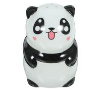 YARNOW Ceramic Spice Jar with Panda Shape for Dining Environment, Portable and Space Saving Seasoning Shaker Bottle, Unique Cartoon Design for Home and Kitchen Use
