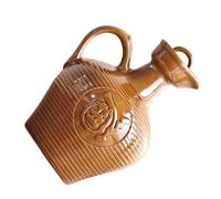 YARNOW Ceramic Wine Jug Liquor Pot Vintage Theme Ceramic Material Versatile Portable Design with Handle Unique Wine Container for Living Room and Office