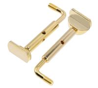 YARNOW Chin from Violin Replacement Rest 2pcs Brass Screws Parts Strong Support to Prevent Moving Suitable for Violin Accessories