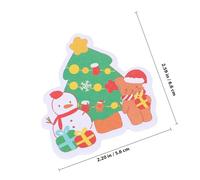 YARNOW Christmas Memo Pads Lovely Note Stickers for Planners and Notebooks | Paper, Easy Repositioning, Leaves No Traces after Torn, Decorative Notes for Desk Surfaces and Classroom Use