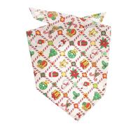 YARNOW Christmas Pet Bandana Washable Triangular Scarf for Dogs Cats Holiday Accessory Pets Clean While Eating and Drinking
