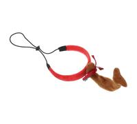 YARNOW Christmas Pet Headband with Realistic Reindeer Antlers for Dogs and Cats, Polyester Material, Comfortable Wear, for Festive Photo Sessions and Social Media Sharing