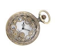 YARNOW Classic Pocket Watch Lightweight Alloy Material, Hanging Chain Included Vintage Style with Roman Numerals Easy to Carry, Gift for Men and Women