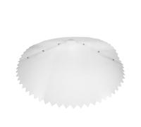 YARNOW Clear Wrap Around Squirrel Baffle with Serrated Edge for Outdoor Bird Feeder Poles Plastic Protecting Bird Feeders Easy Installation