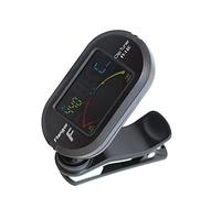 YARNOW Clip-on Electronic Guitar Tuner -12c Lcd Display, Universal Multiple Use for Ukulele, Violin Bass, Precise Equal Temperament Tuning, Compact Black Design for Musicians