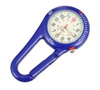 YARNOW Clip-on Glow Dial Quartz Fob Watch with Alloy Carabiner, Backpack Belt Clip Watch for Men and Women, Glow-in-the-Dark Outdoor Climbing Accessory