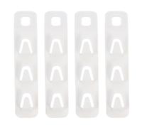 YARNOW Clothes Hanger Connector Hooks with Non- Design Multi-Function 4pcs Lightweight Abs Closet Storage and Organizing Clothes for Home and Travel