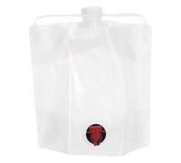 YARNOW Collapsible 5.5l Water Storage Bag with Tap for Disaster Preparedness and Outdoor Emergencies, Foldable Pe Material Large Reusable Water Container Suitable for Families and Outdoor