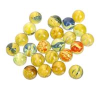 YARNOW Colorful Glass Marbles for Marble Mixed Colored Beads Bulk Retro Rolling Beads for Hand-eye Coordination and Fine Motor Skill Development