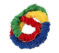 YARNOW Colorful Stretchy Rope Elastic Exercise Band for Outdoor Movement Double-strand Tension Loop for Team Building and Group Activities