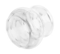 YARNOW Compact Plastic Fish Bowl Aquarium for Betta and Aquatic Plants, Modern Minimalist Small Tank with Vivid Unobstructed Views, Desk Aquarium for Home or Office Use