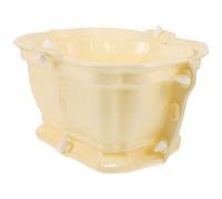 YARNOW Concrete Flowerpot Mold DIY European Style Oval Bonsai Planter Mold for Desktop Decor and Handcraft for Garden and Home Use