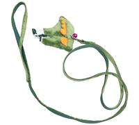 YARNOW Convenient Pets Leash Pet Vest Leash Traction Rope Green Short Plush Non-woven Fabrics Lightweight Comfortable Anti-escaping Design for Indoor Walking Ferrets Random Color